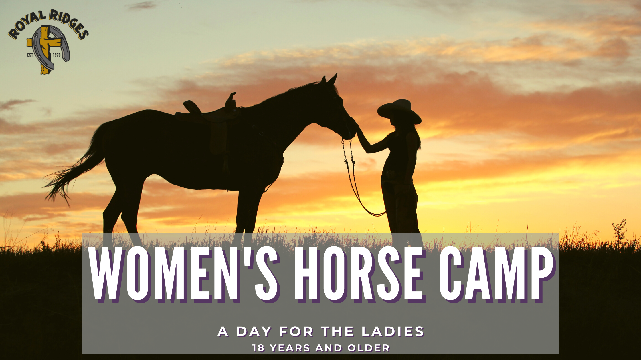 women horse camp